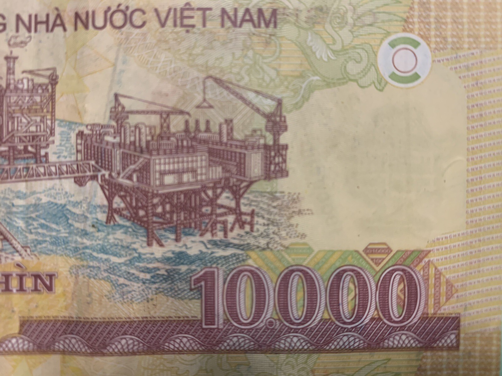 Vietnamese Dong 10000 Polymer Vietnam Bank Note Money Ho Chi Minh Ten Thousand