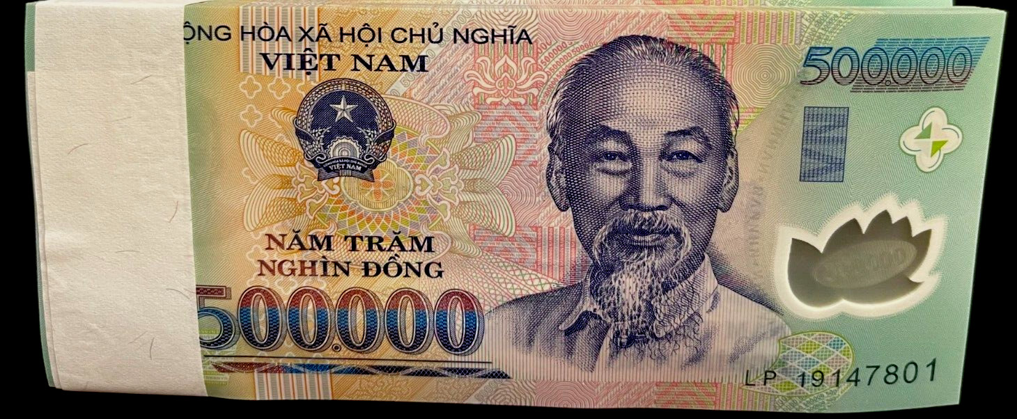 10 x Vietnam 500,000 Dong Banknote 2003-2025 P-124 UNC Polymer NOTE USA SELLER