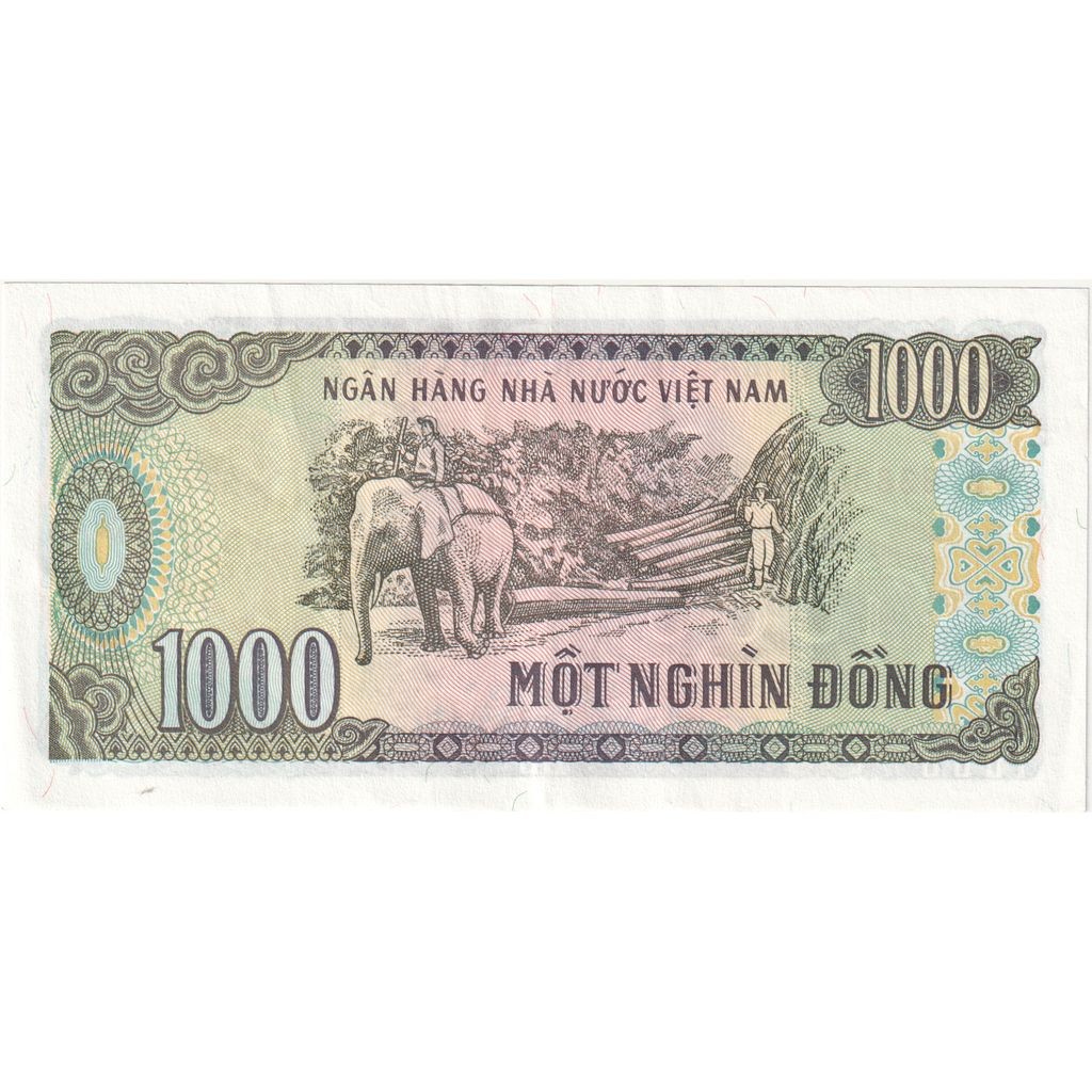 [#377115] Vietnam, 1000 Dông, 1988 (1989), AU