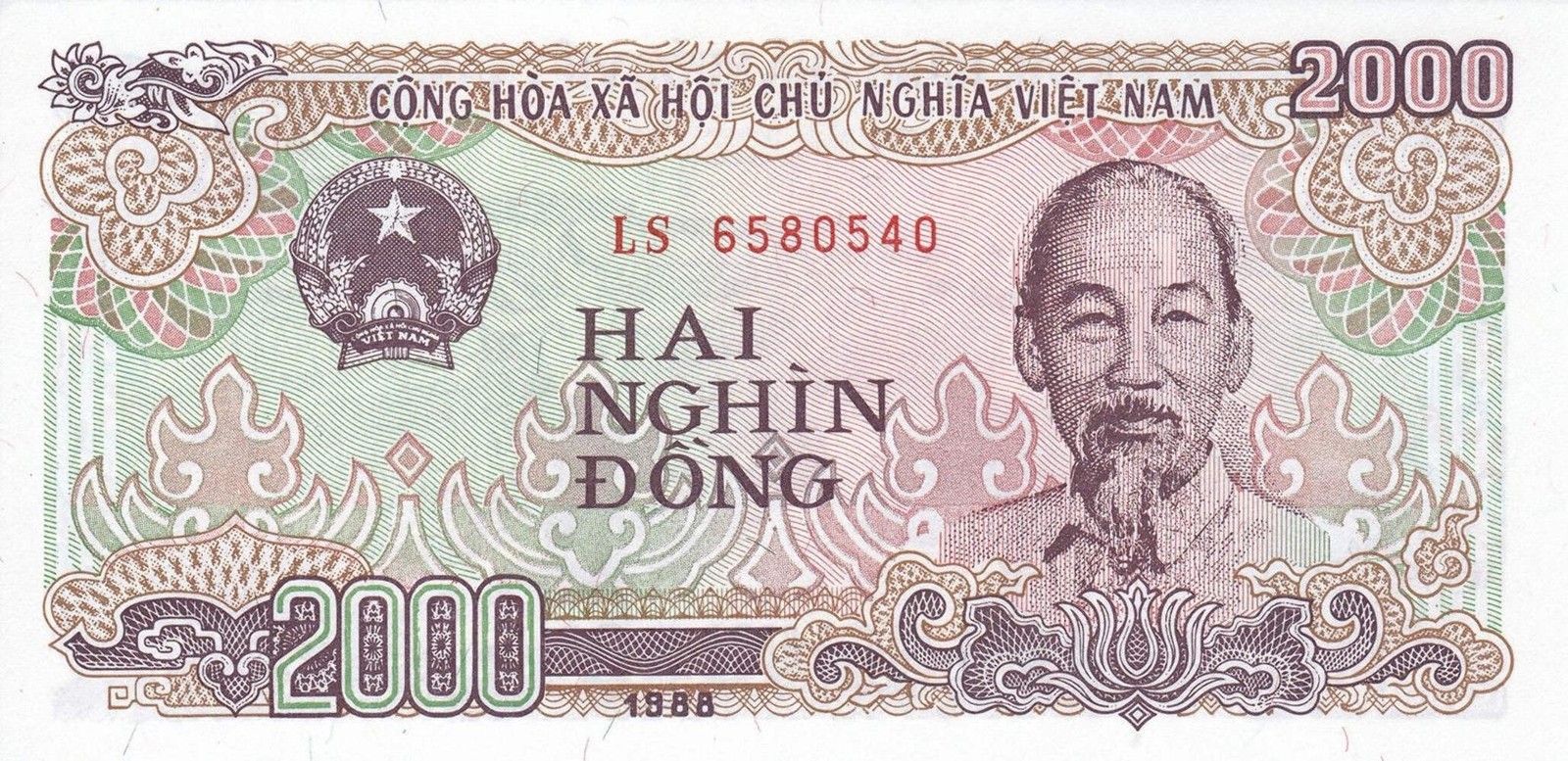 Vietnam Set COMMUNIST dictator 1000 2000 5000 dong P-106 P-107 P-108 VF Ho Chi M