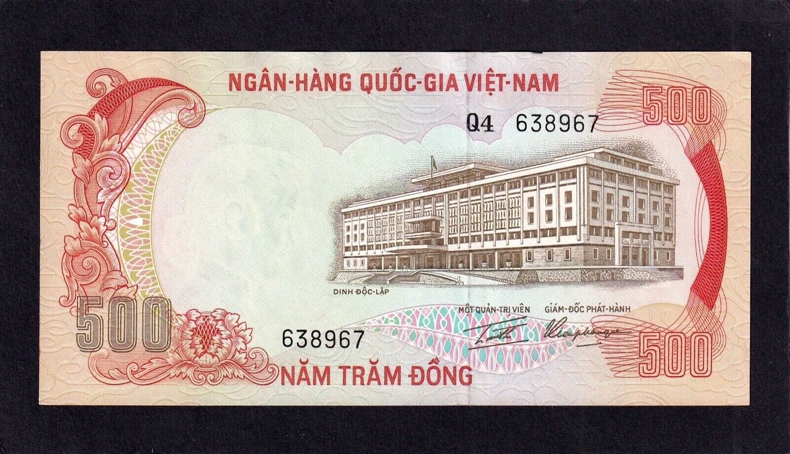 Vietnam 500 Dong P-33a 1972 AU