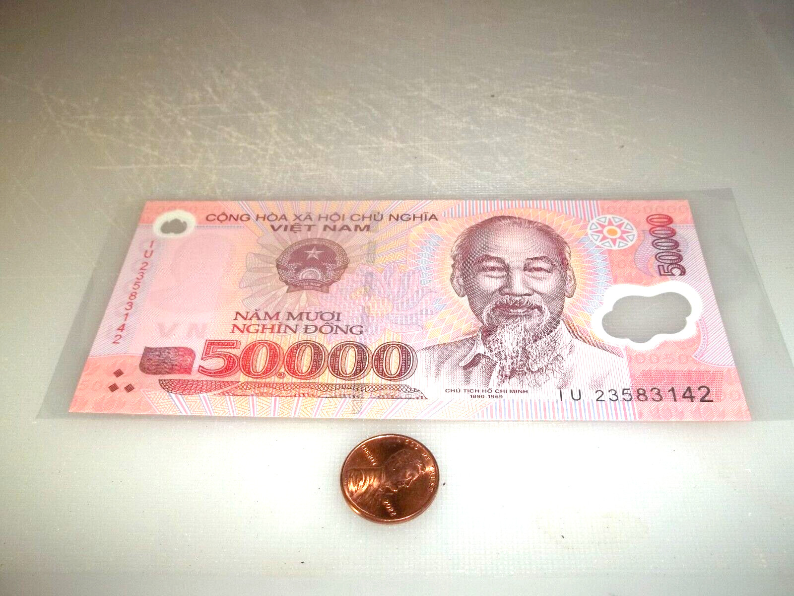 50,000 VIETNAM DONG, BANKNOTE *****UNCIRCULATED***** ALL DATES, POLYMER BILLS