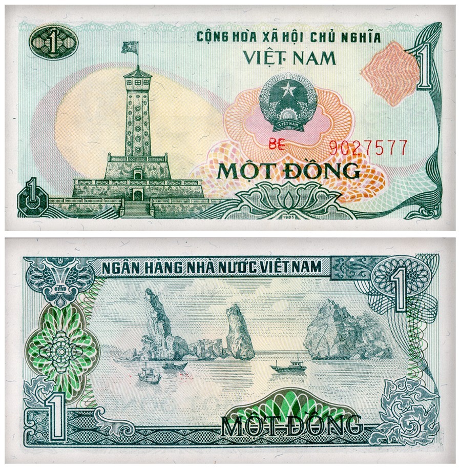 Vietnam 1 – 50 Dong, 6 Pieces Set, 1980-1985, P-85-96, UNC