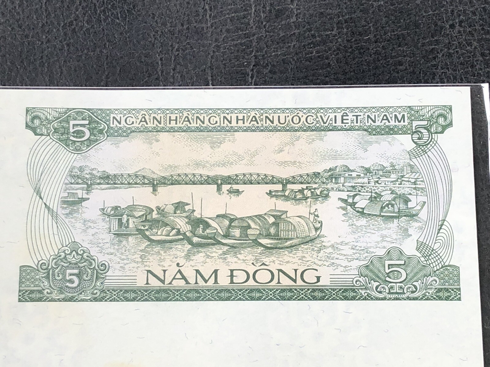 5 Dong Proof Uniface 1985 UNC Viet Nam Banknotes Original Vintage_LDP Shop.