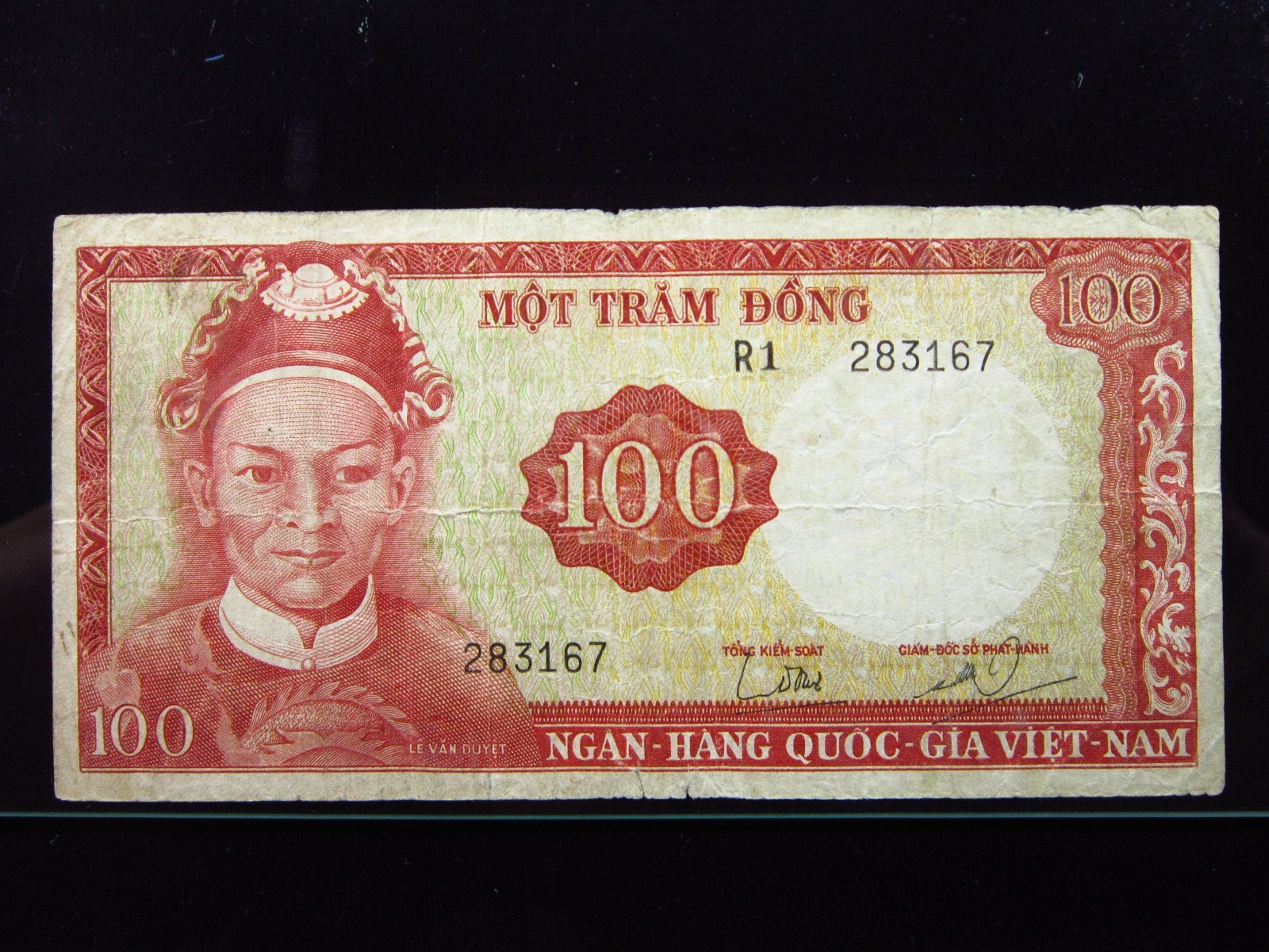 South Vietnam 100 Dong ND 1966 P19 Demon Dragon i3167 National Bank Việt Nam