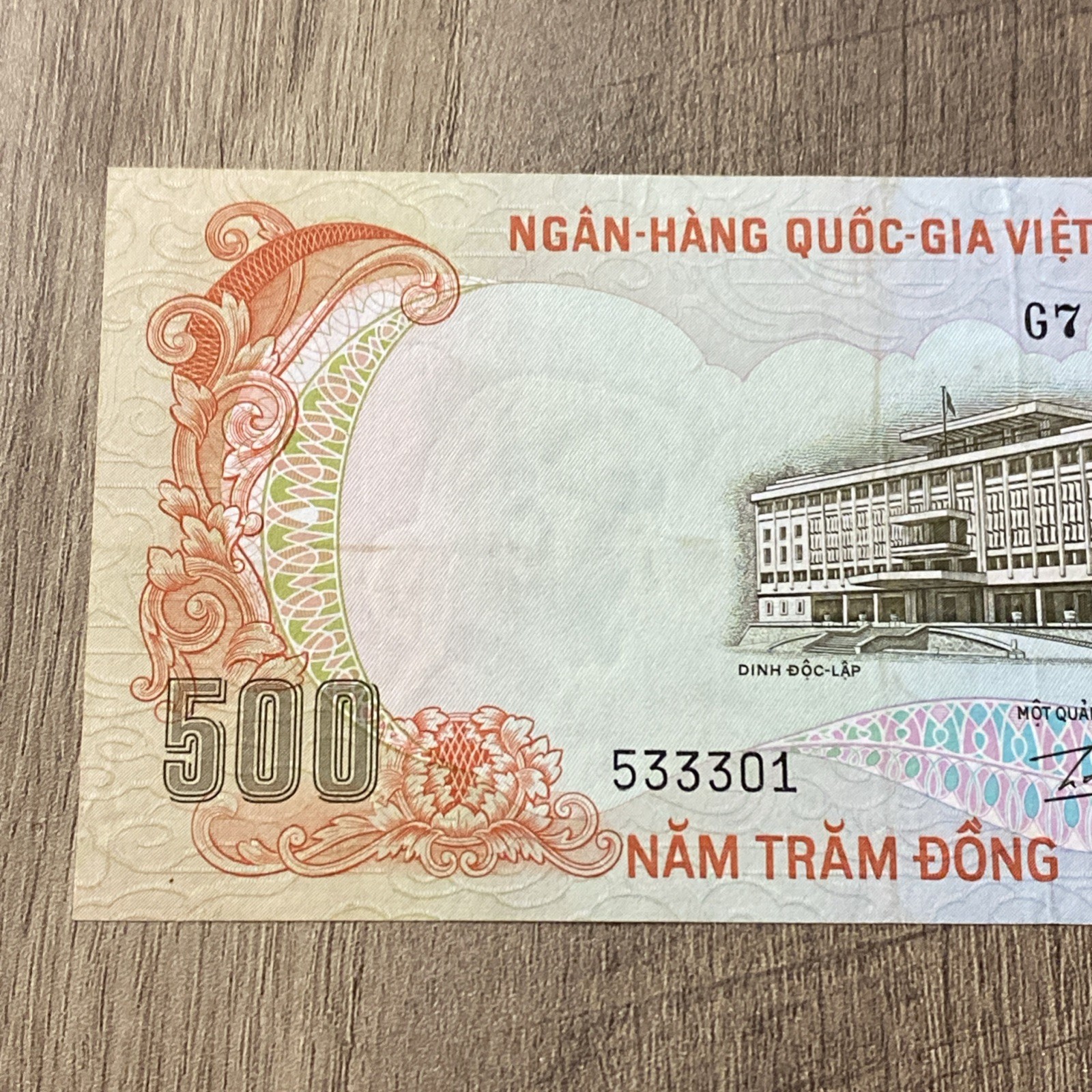 South Vietnam- 500 Dong-1972