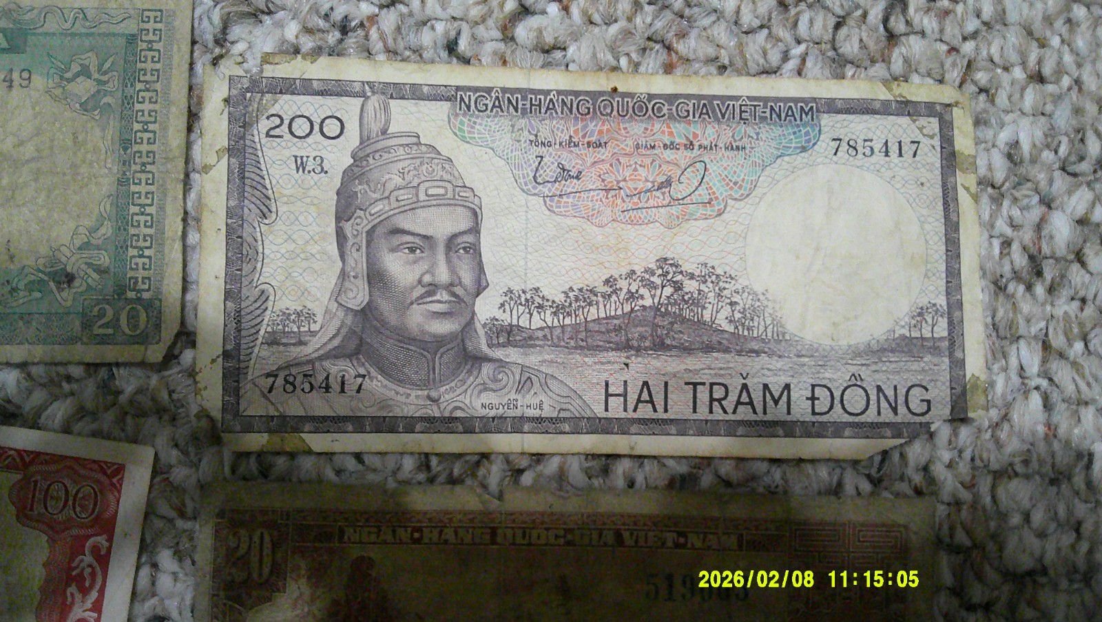 Vietnam Currency Banknotes 1955 – 1966 Lot of 8