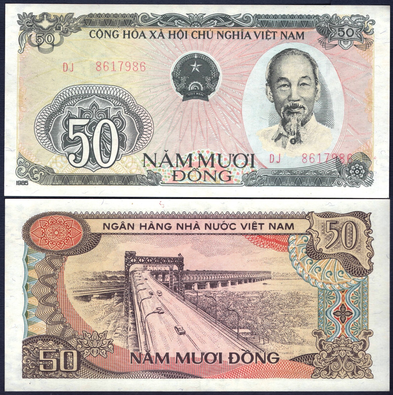 VIETNAM 🇻🇳 P97* 50 DONG* ND 1985* UNC GEM* USA SELLER