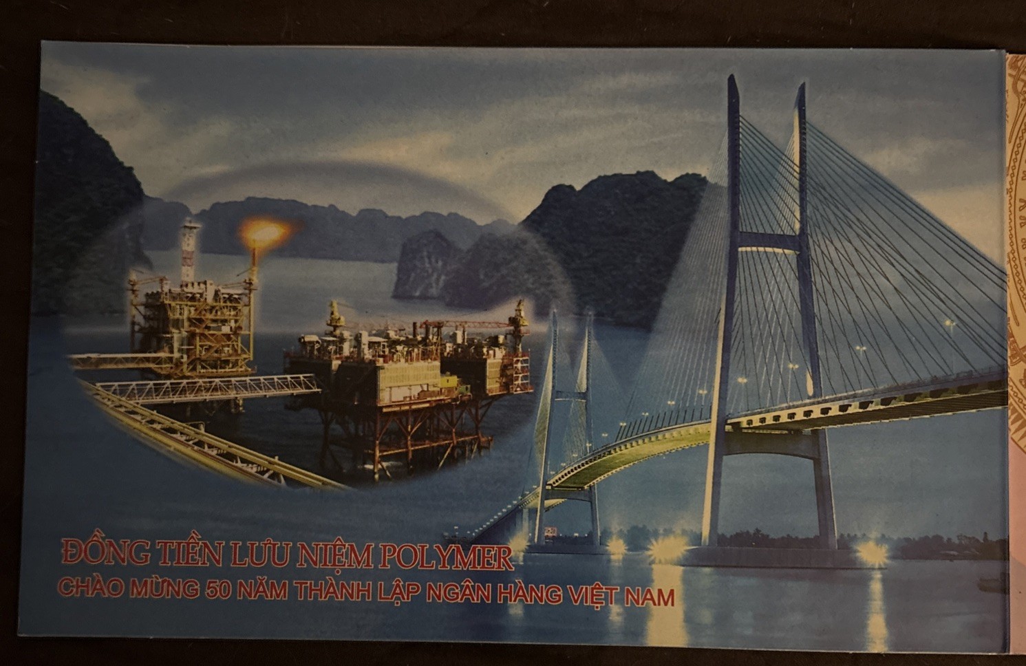 Vietnam 50 Dong P-118 1951-2001 Uncirculated Commemorative 50th Anniversary Note