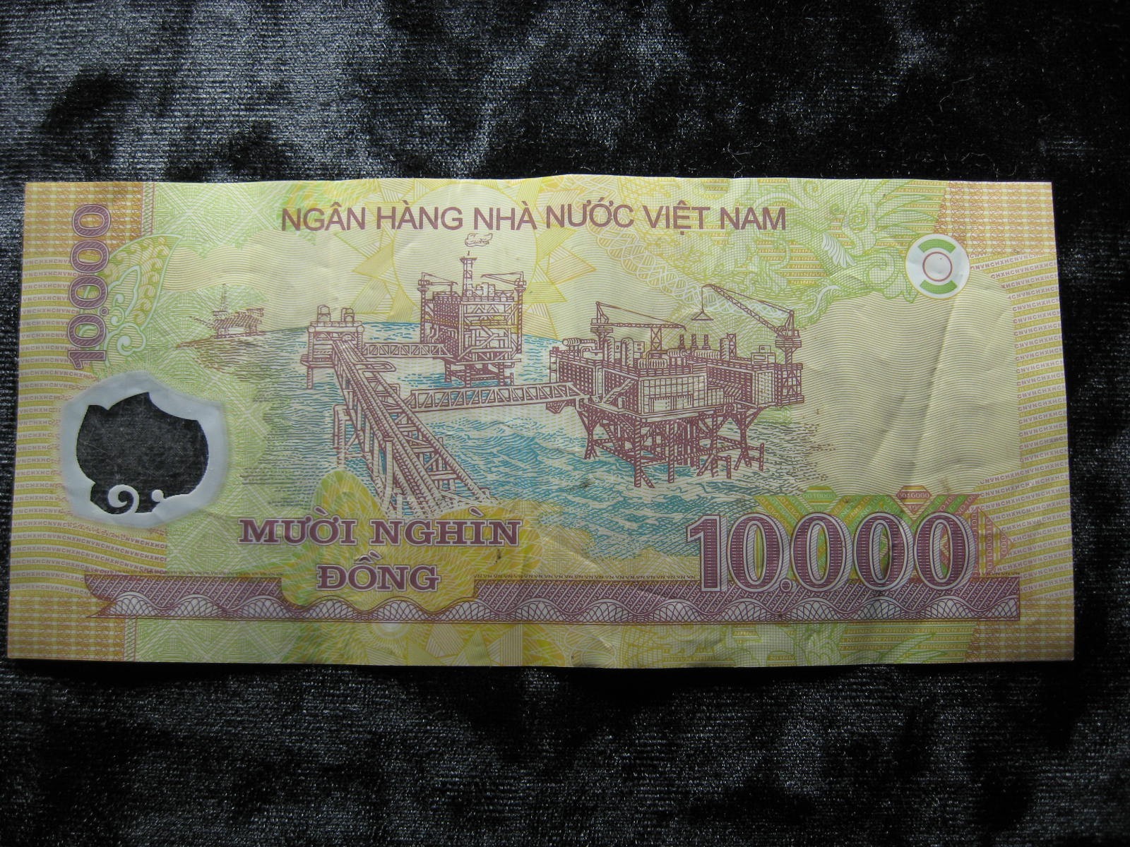 old world polymer currency note VIETNAM 10000 dong 2015 P119 Ho Chi Minh #73