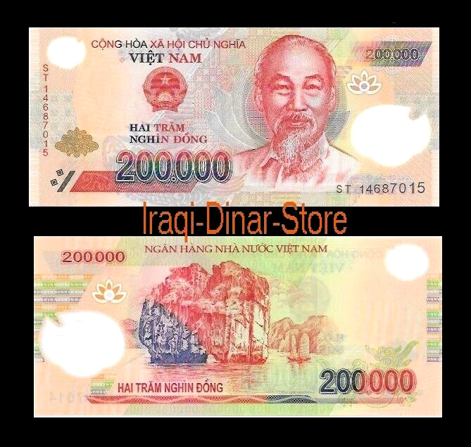 Vietnam Dong Collectors Set Of 11Notes 200 Dong to 500,000 Dong Foreign Currency