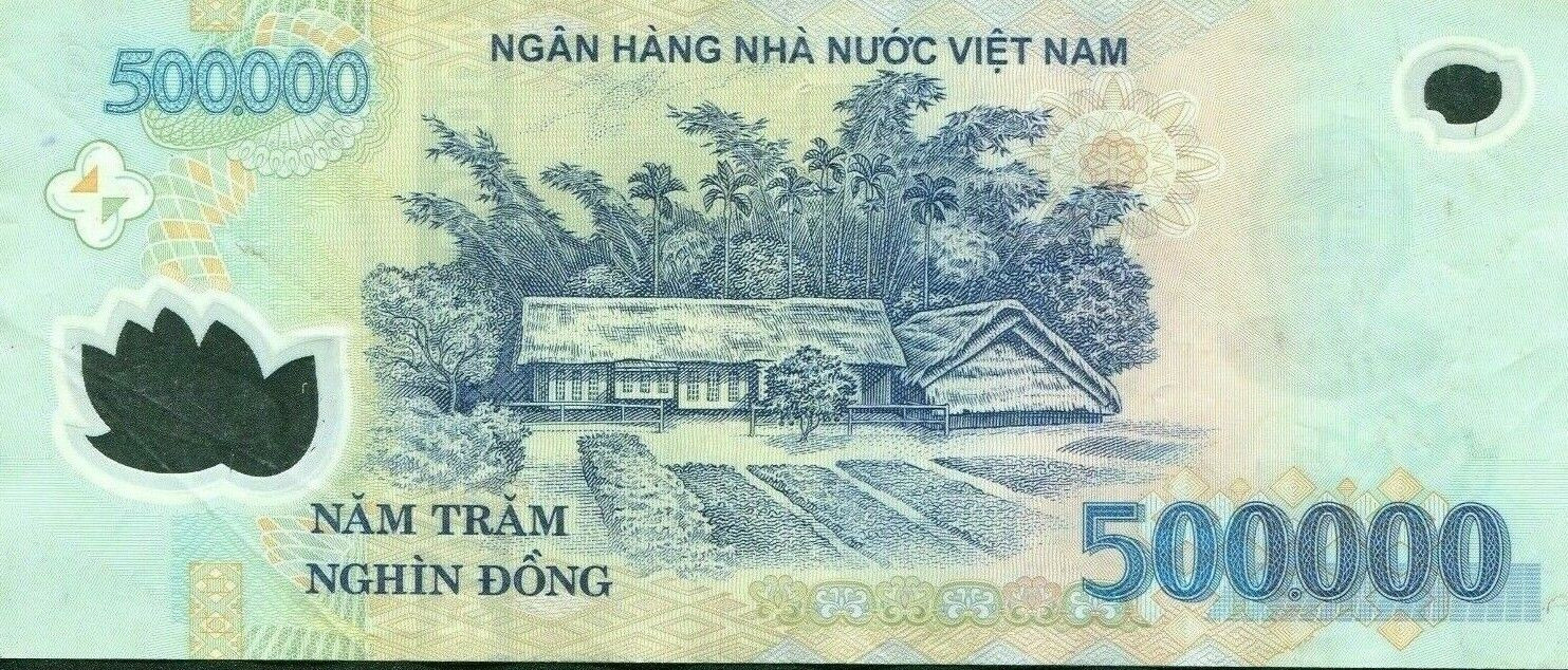 500000 Vietnamese Dong Uncirculated Bank Note for Collectors MINT USA Fast Ship