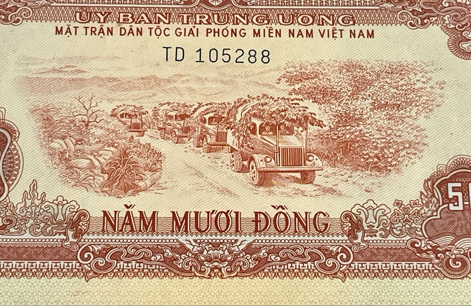 Vietnam South 50 Dong Note P-R8 1963 ND (1968) PMG 53