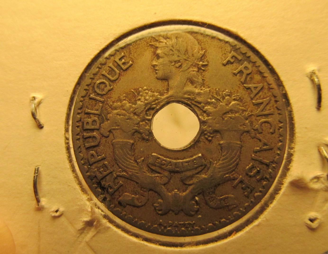 1925 French Indochina – 5 Centimes Coin – Copper Nickle