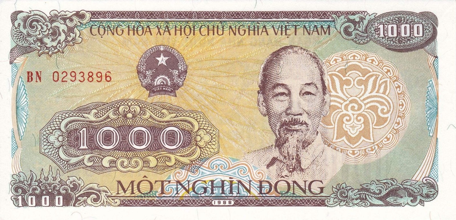 Vietnam Set COMMUNIST dictator 1000 2000 5000 dong P-106 P-107 P-108 VF Ho Chi M