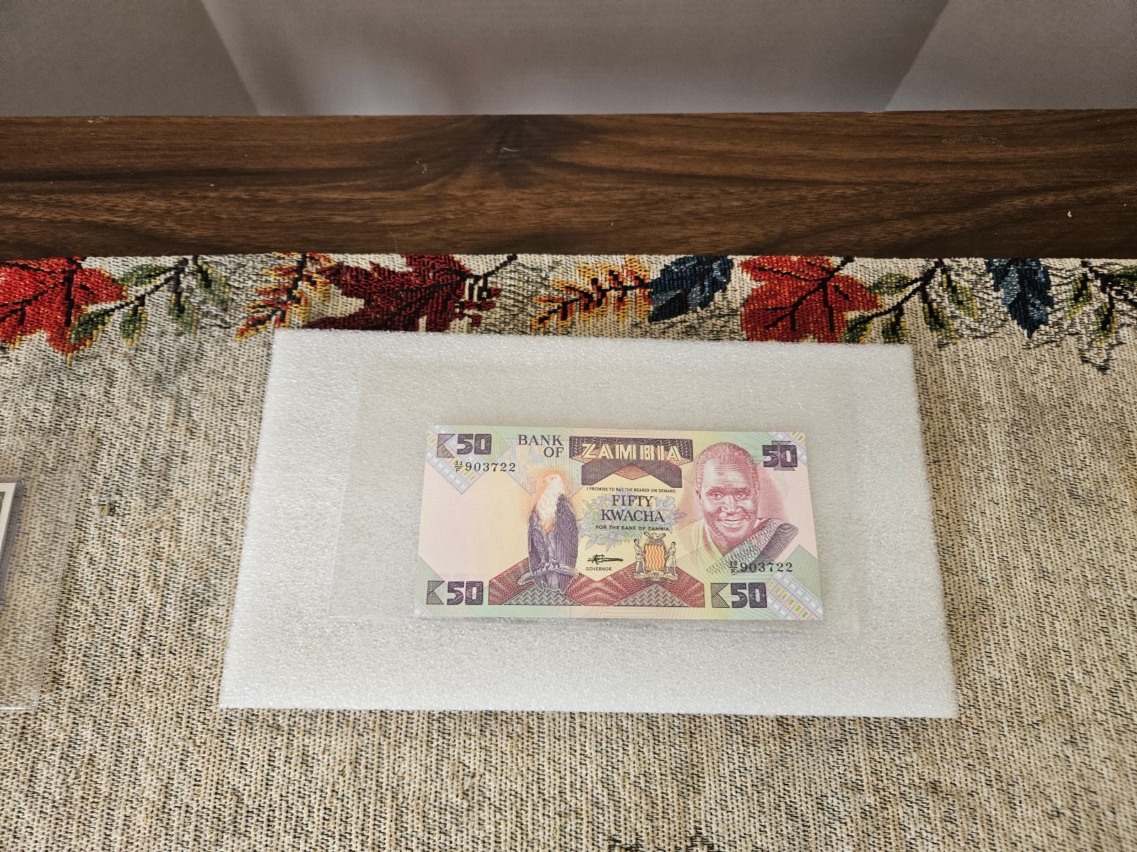 1986-1988 Bank of Zambia 50 Kwacha Banknote