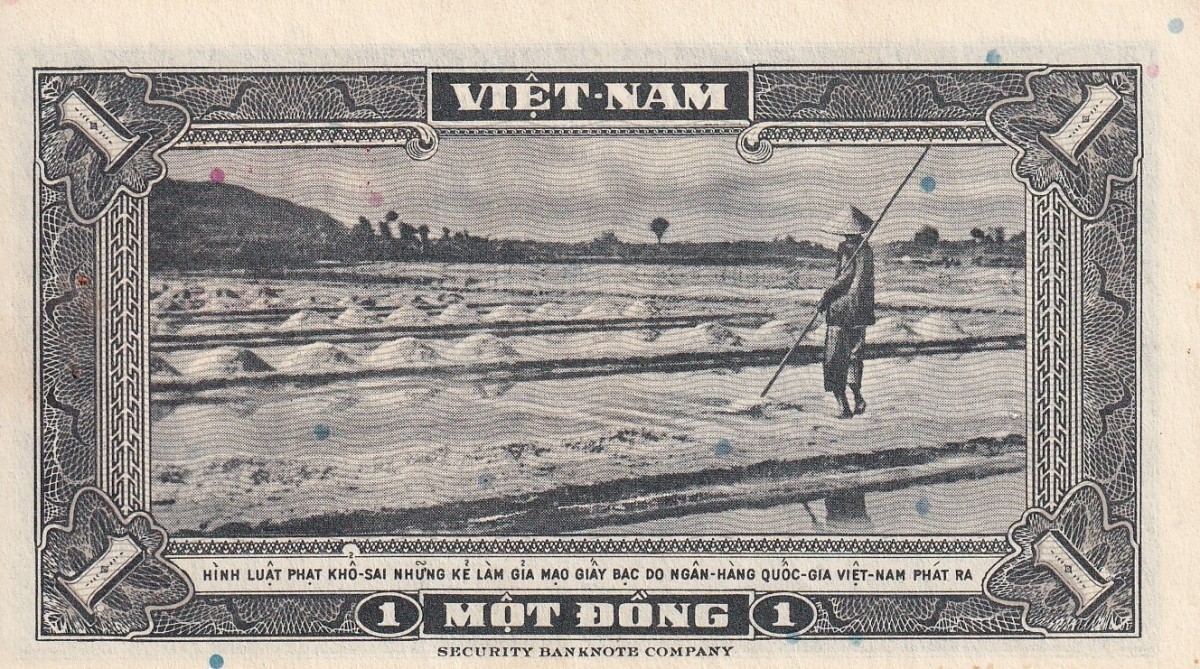 Viet Nam Vietnam South 1 Dong ND 1955 P 11 UNC