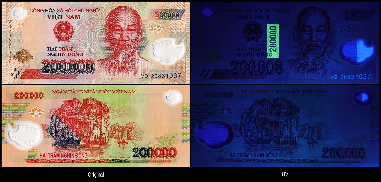 Vietnam 200000 Dong, 2020, P-123k, UNC, Polymer