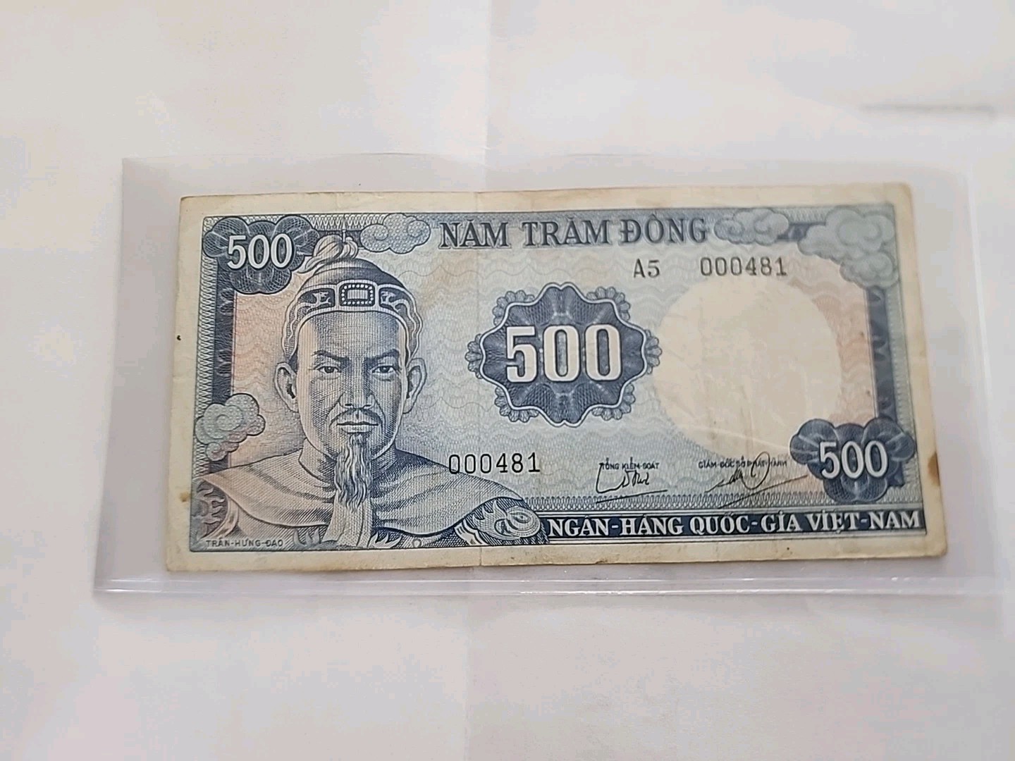 500 Dong South Vietnam 1970 Banknote Paper Money Circulated Old Currency