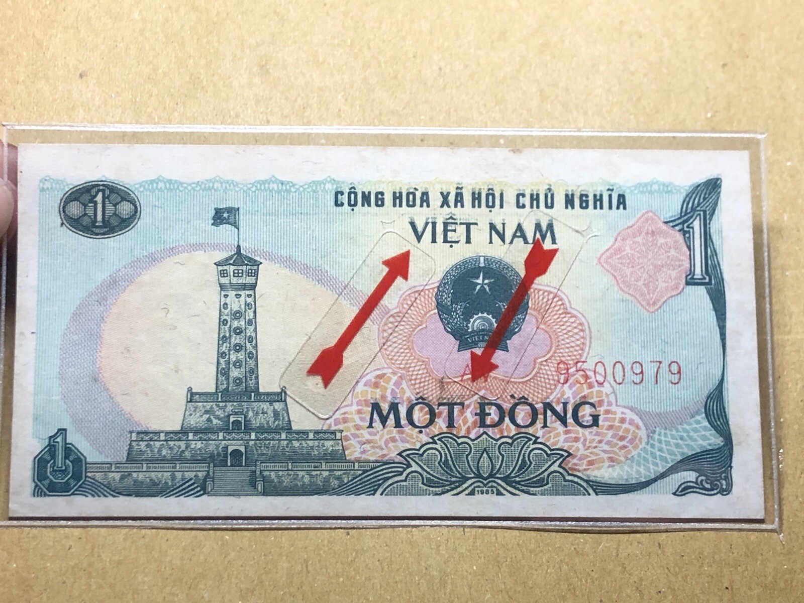 Minor Printing Error 1 Đồng 1985 Original Vintage Rare_LDP Shop.