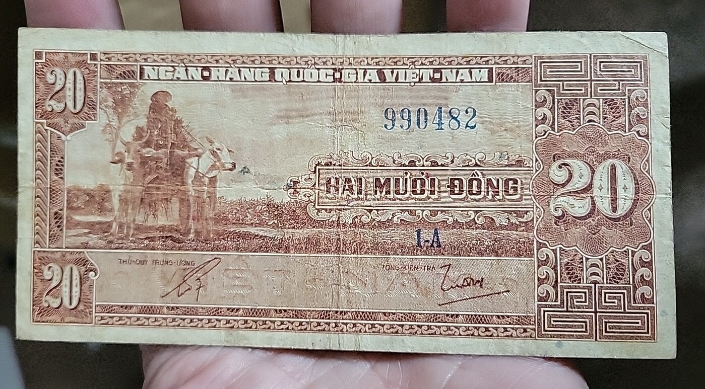 Viet Nam 20 Dong ND. 1962 P 6a FREE SHIPPING !!! Pete the Greek a