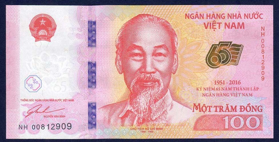 FULL BUNDLE VIETNAM 100 DONG P-125 ORIGINAL RUNNING NUMBER BANKNOTE UNC