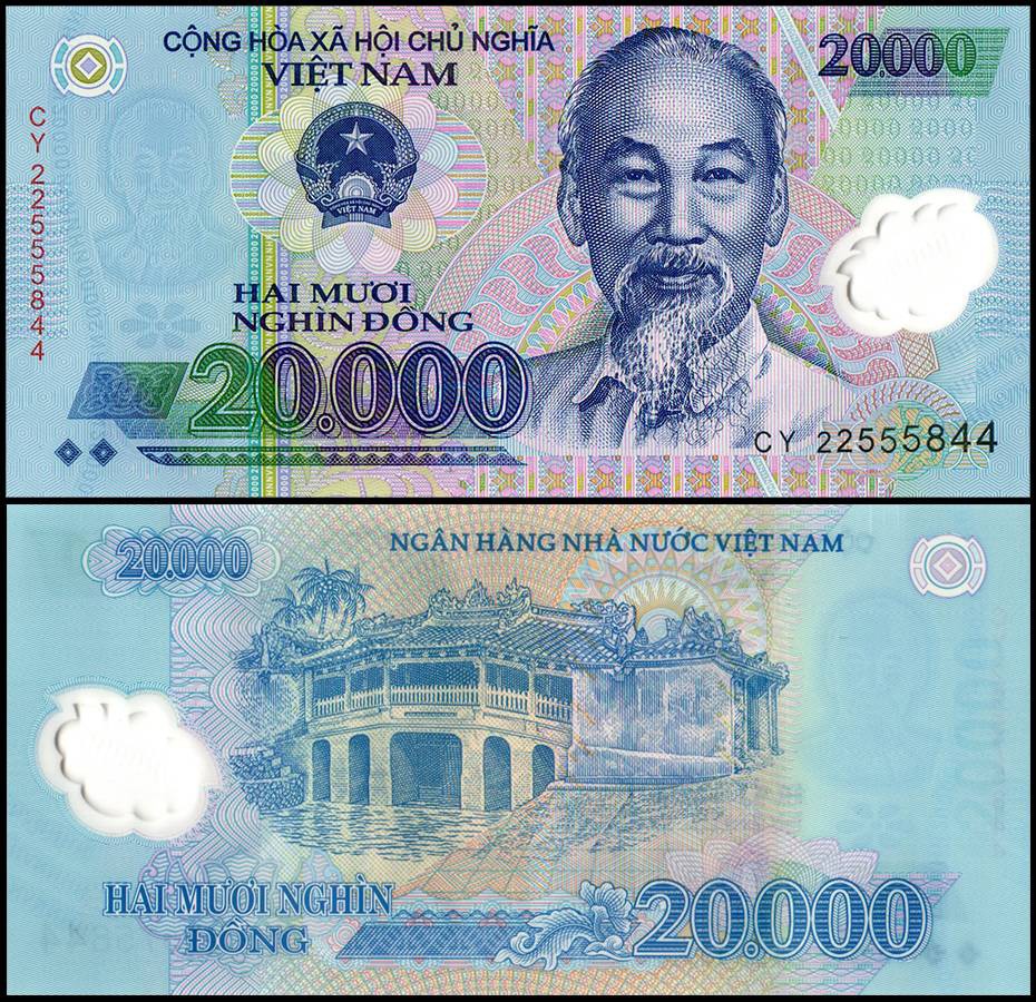 Vietnam 20000 Dong, 2022, P-120m, UNC, Polymer X 10 PCS