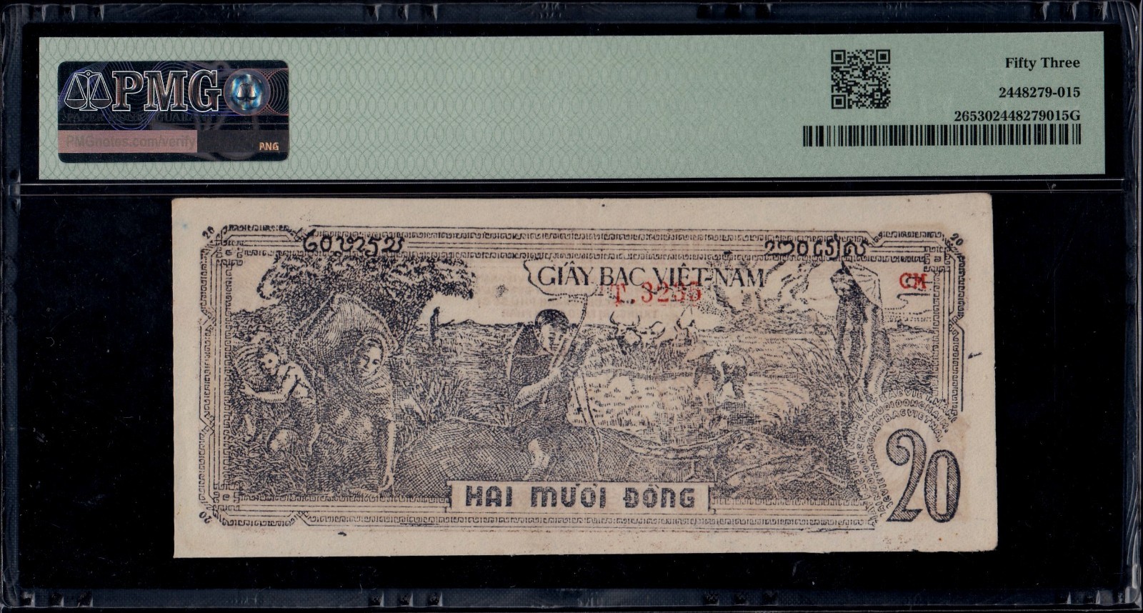 Vietnam 20 Dong 1948 P26 PMG 53