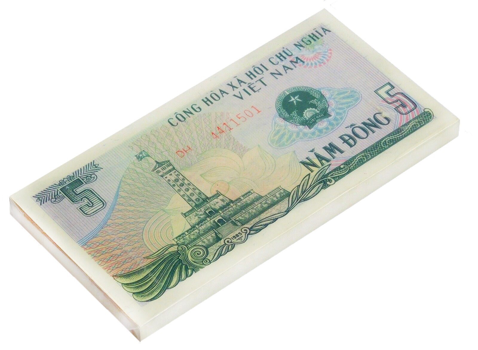 VIETNAM 5 DONG 1985 P 92 UNC BUNDLE OF 100 PCS Lot