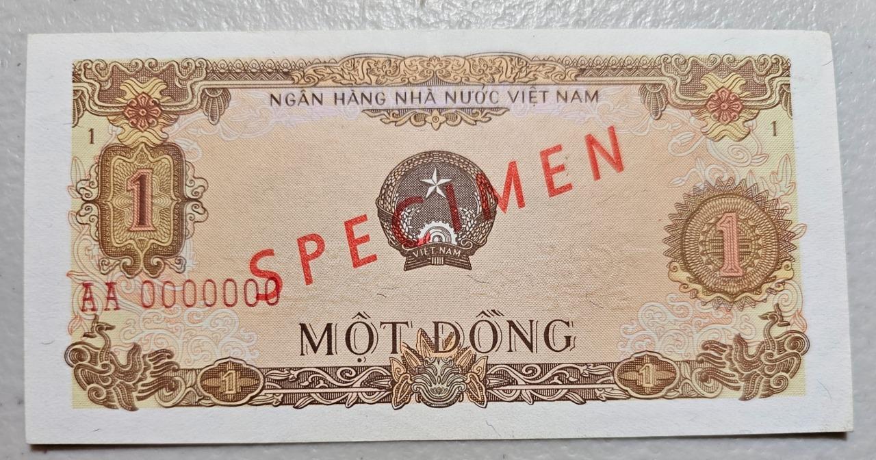 Vietnam 1 Dong 1976 Specimen AU