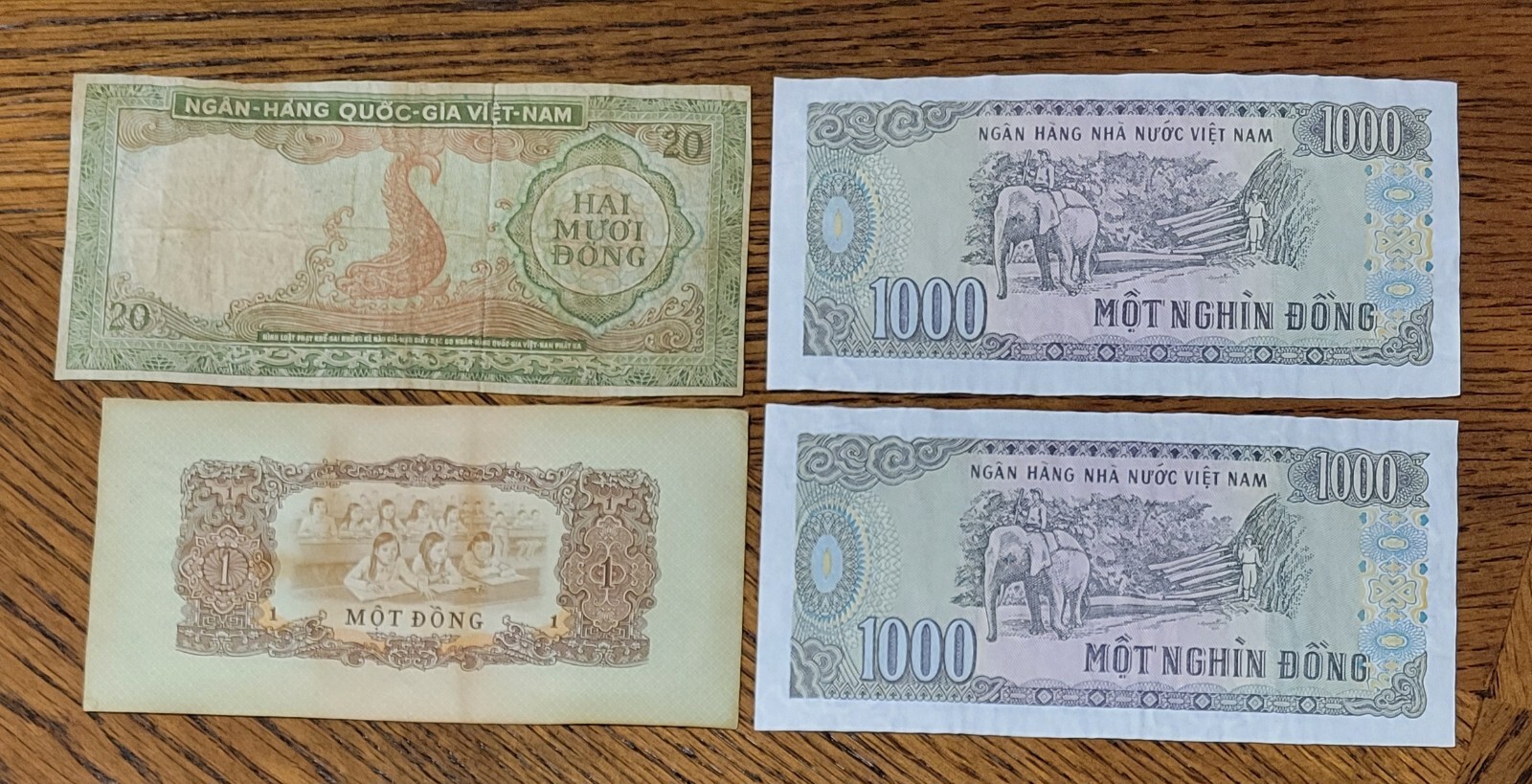Vintage World Banknote lot from Vietnam.