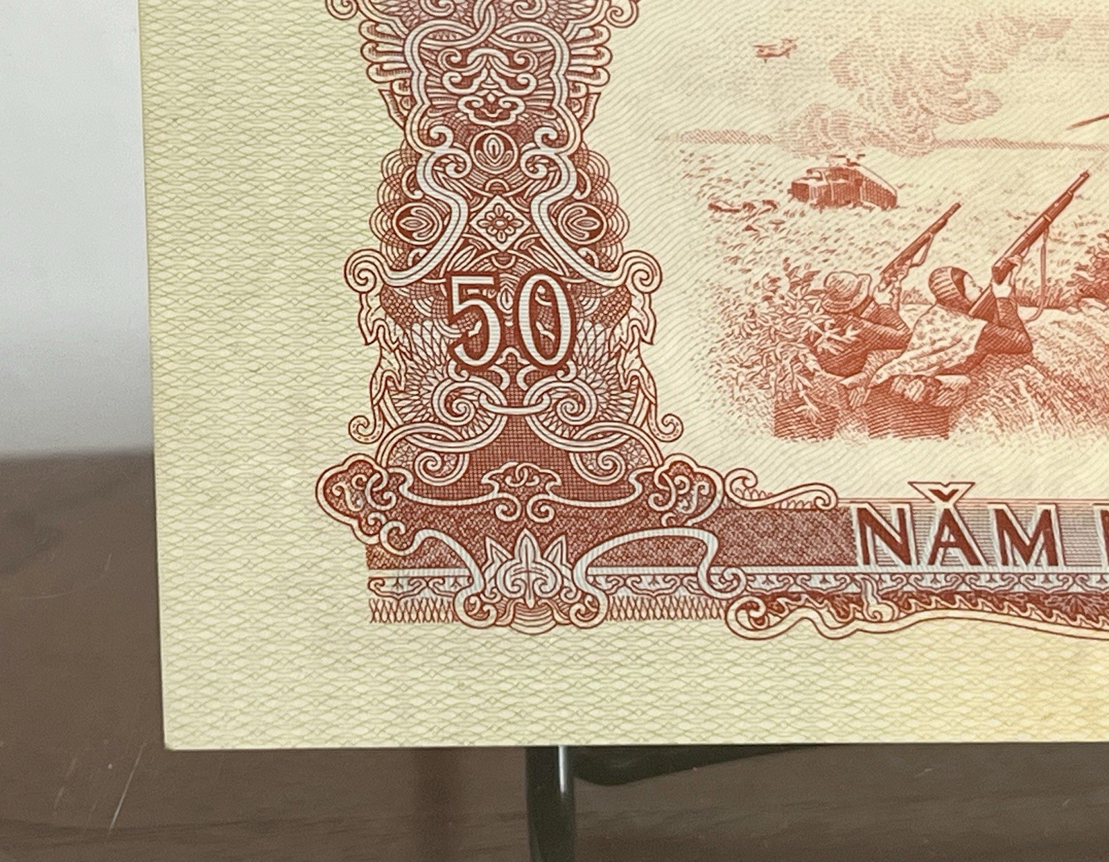 Vietnam South 50 Dong Note P-R8 1963 ND (1968) PMG 53