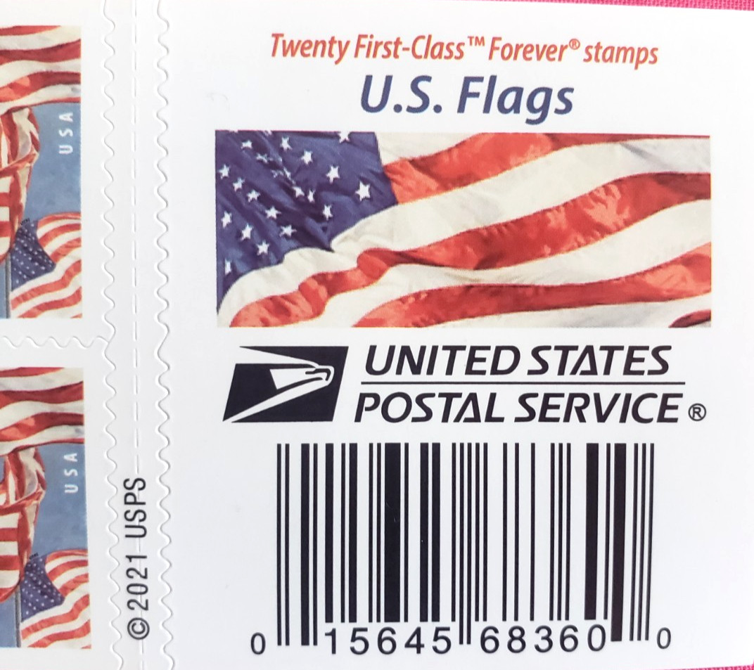 Full Sheet , U.S. Flags For Regular Use , Or For Your Collection American Flags