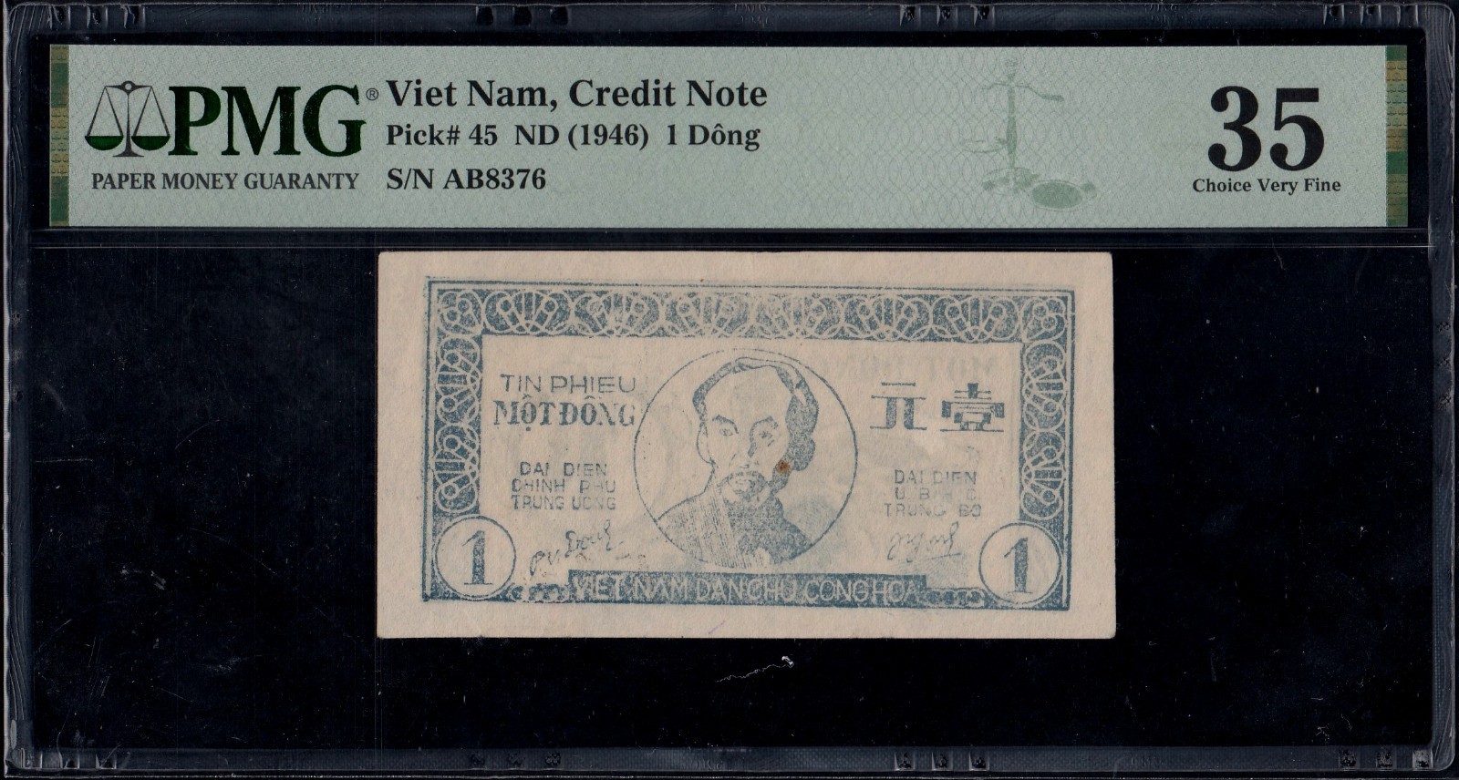 Vietnam 1 Dong 1946 P45 PMG35