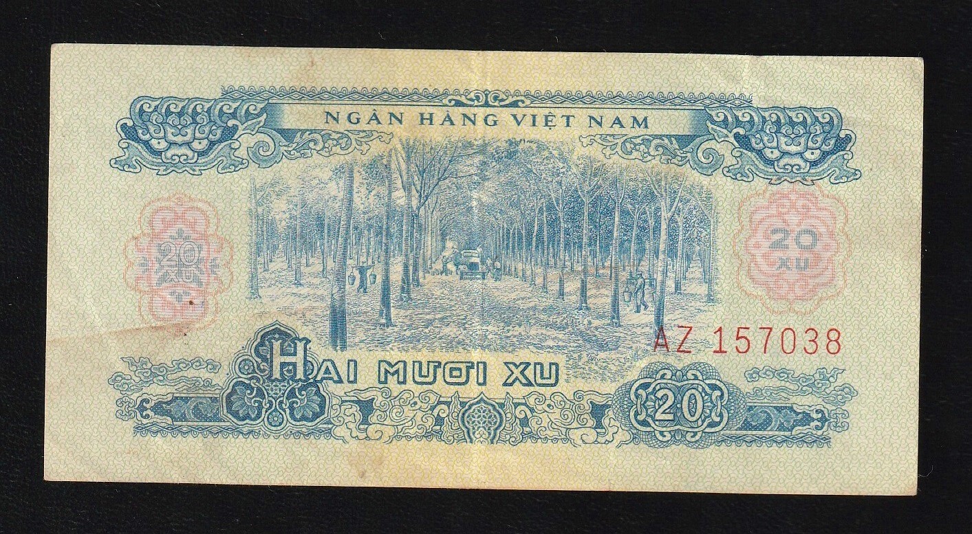 South Vietnam 20 Xu ND 1966 Pick 38 Banknote