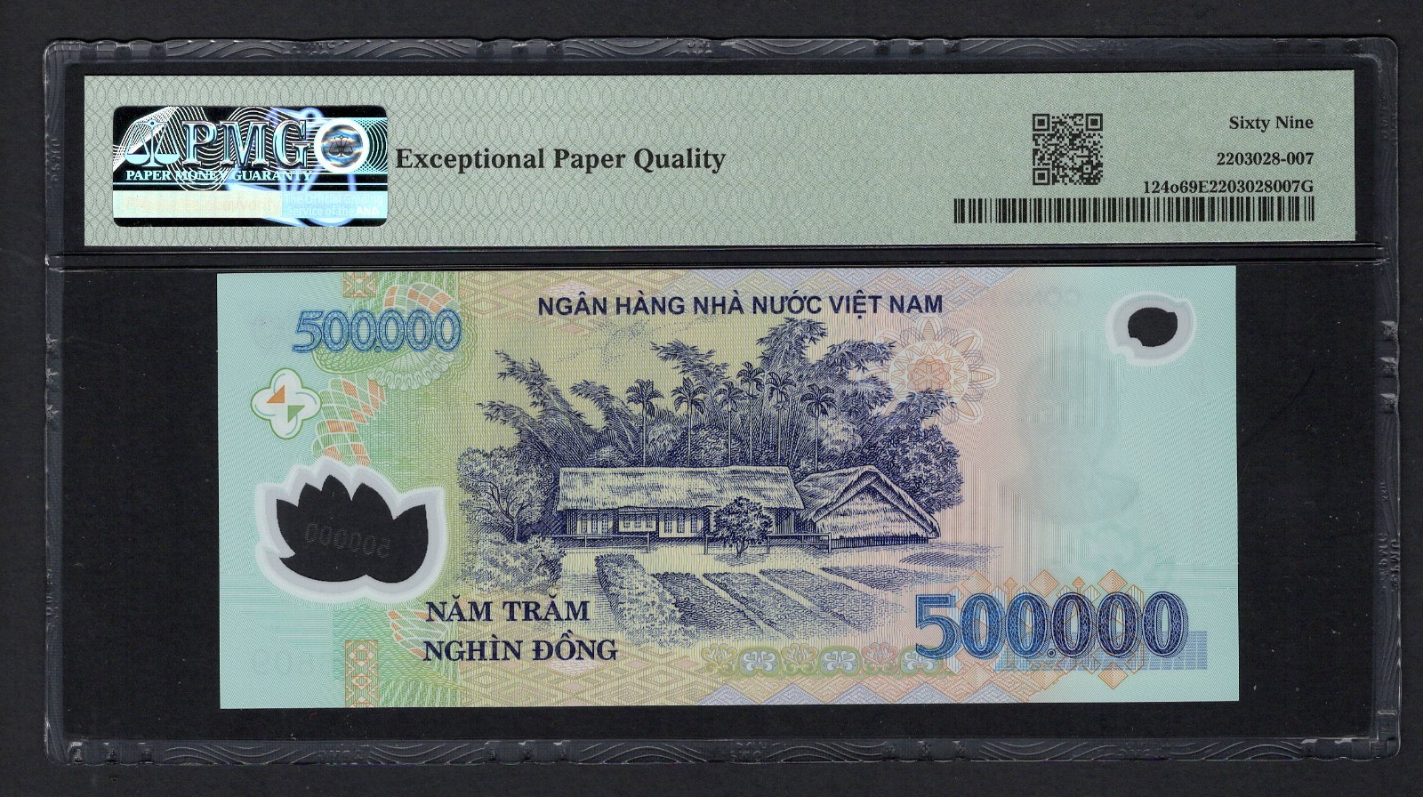 Viet Nam 500000 Dong 2019 P124o Uncirculated Grade 69