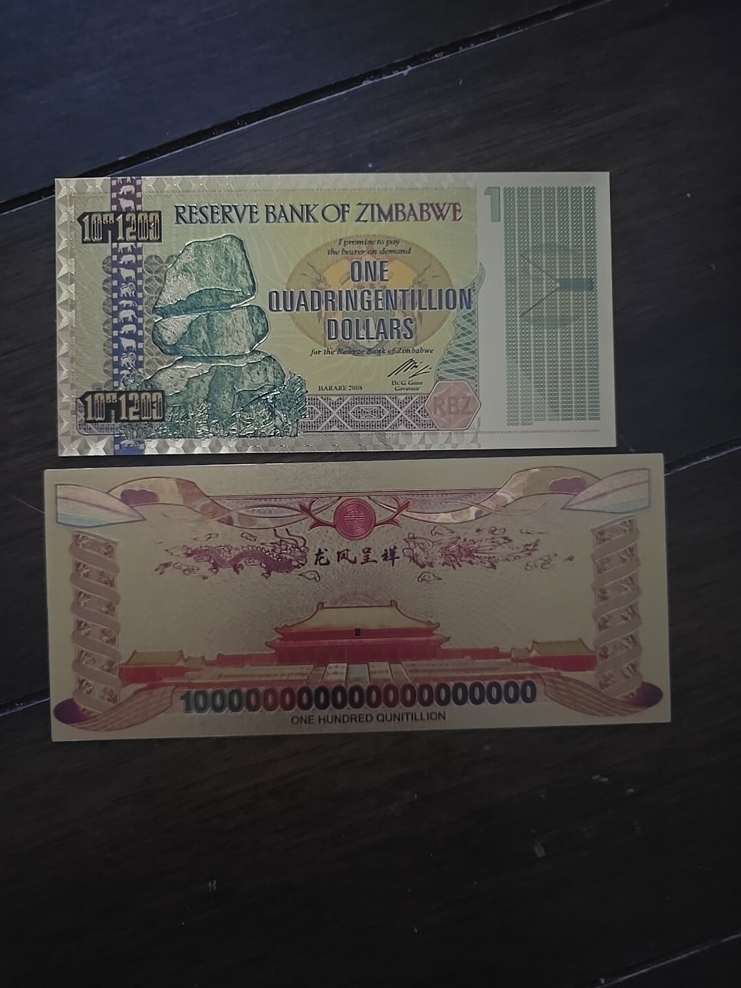 Vietnam Set of 500,000 Dong (100 Mill DONG/Various Years ) Zimbabwe Polymers