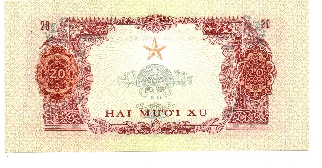 Unissued (1968) Viet Nam South National Liberation Front 20 Xu P-R2 Choice Unc