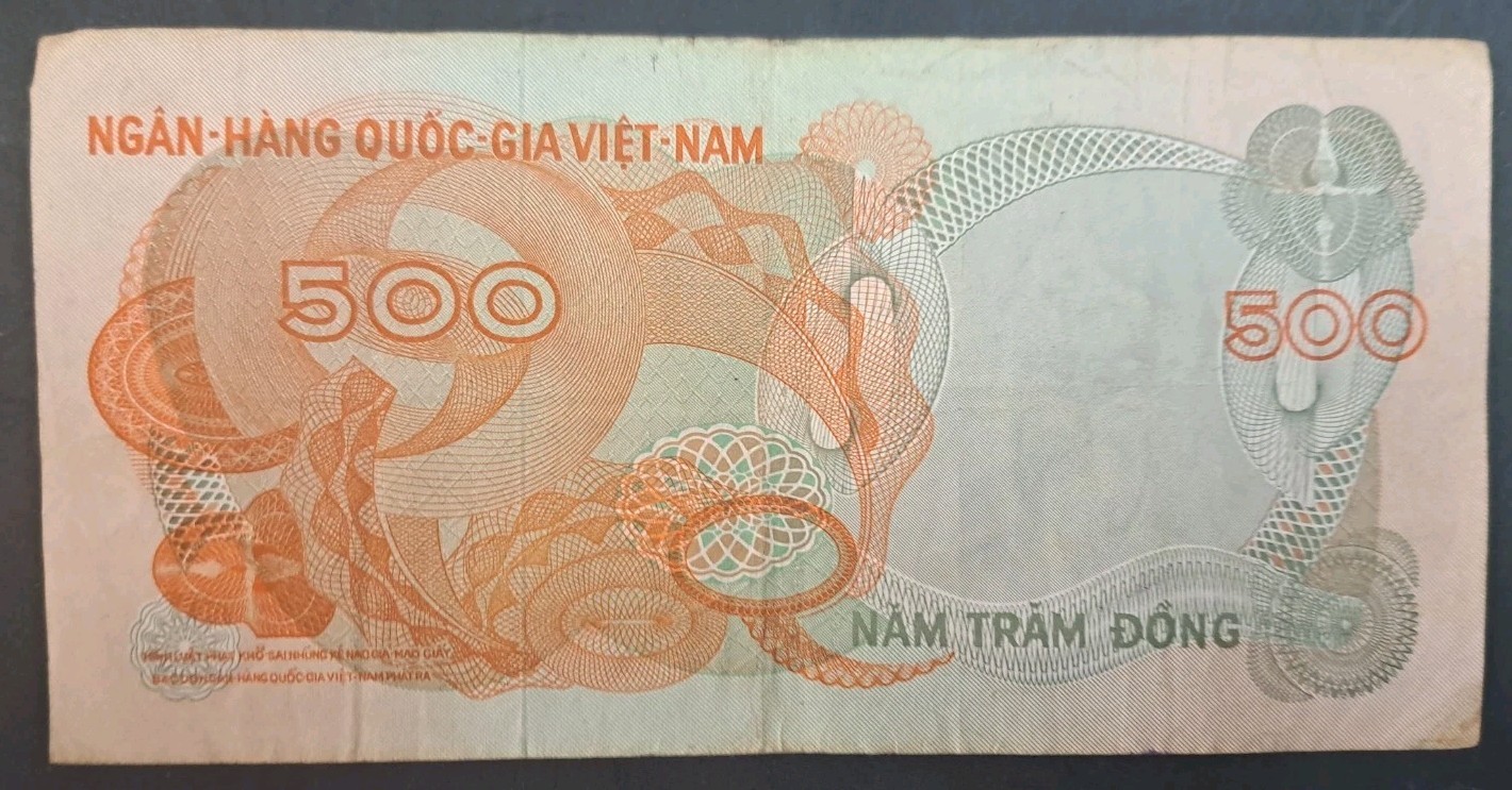 (1969-71) South Vietnam 500 Ðong P28, S4-433353.