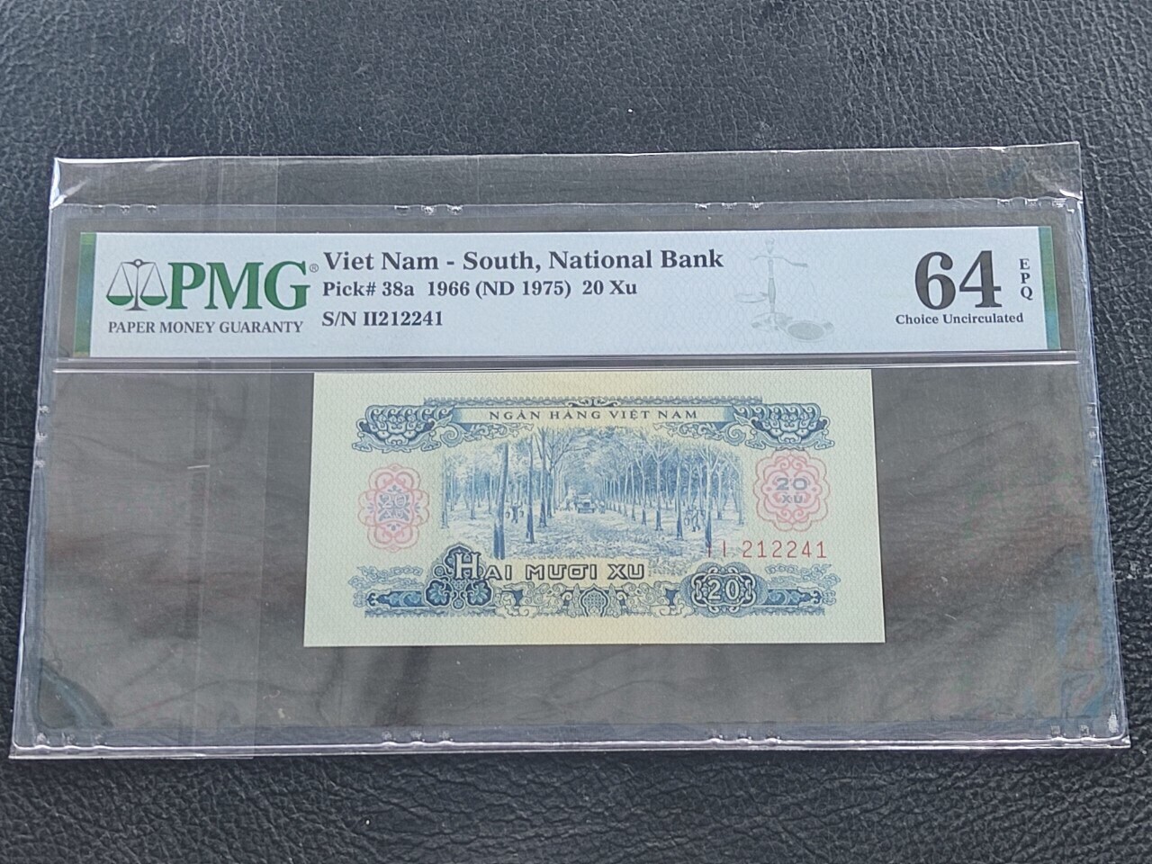 20 Xu 1966 PMG-64 EPQ Gem UNC Original Vintage_LDP Shop.