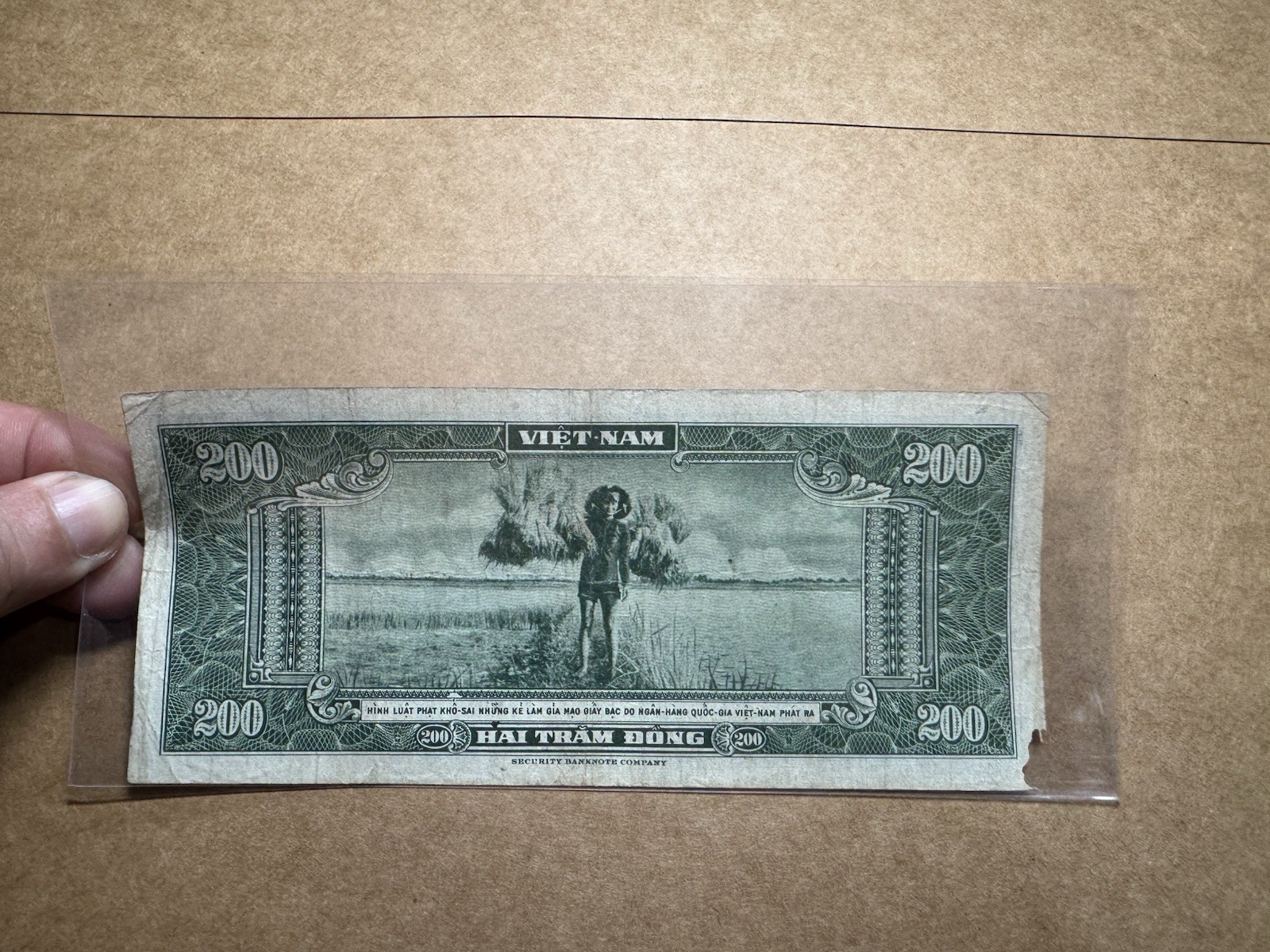 South Viet Nam Banknotes 200 Dong P-14a 1955 Rare_LDP Shop.