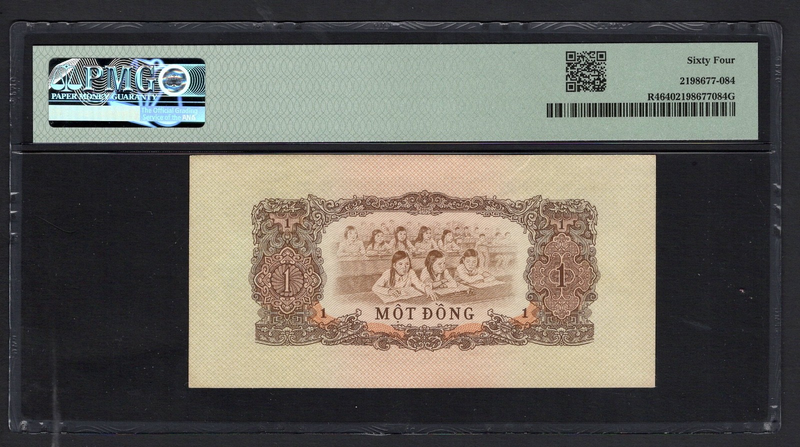 South Vietnam One Dong ND(1968) PR4 Uncirculated Grade 64