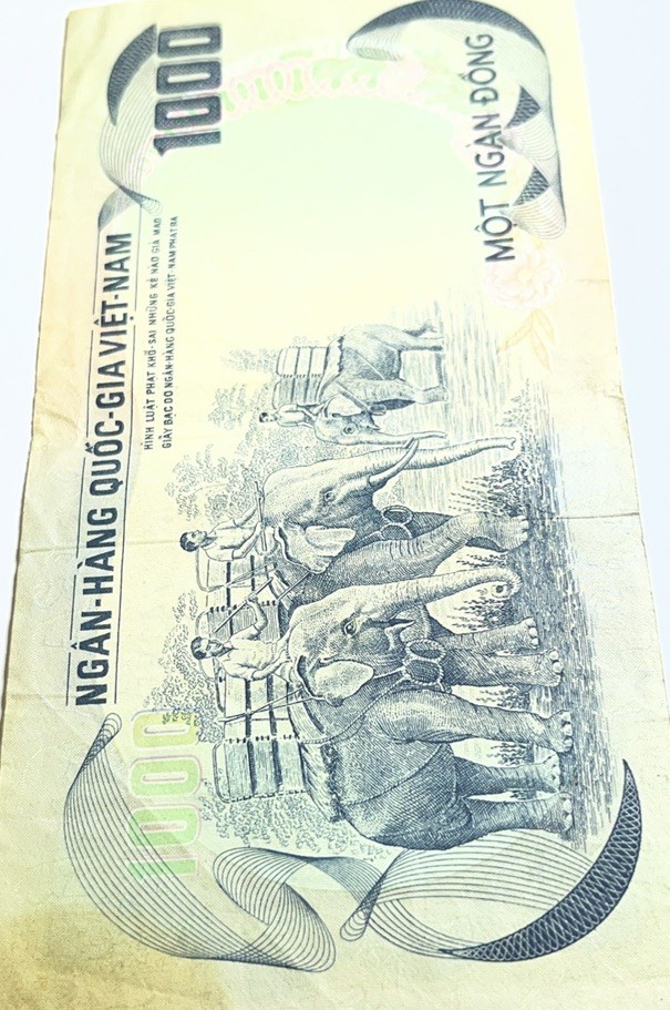 Viet Nam – South, National Bank, 1000 Dong ND (1972) P 34a BankNote