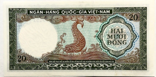SOUTH VIETNAM 20 Dong – ND(1964) Pick-16a – Gem Crisp Uncirculated FREE USA S&H!