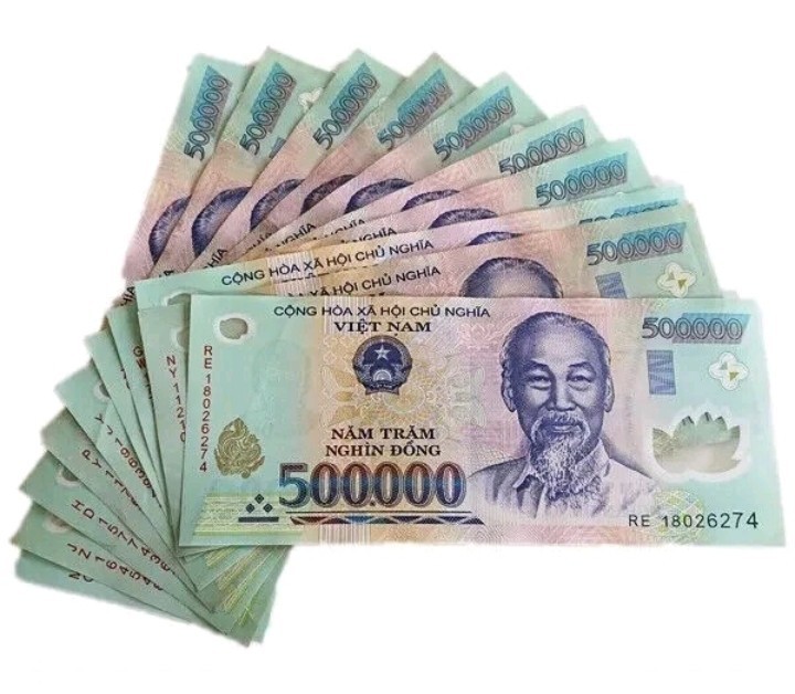 10 Million Vietnasese Dong $500,000 x 20 notes. VDN POLYMER Uncirculated
