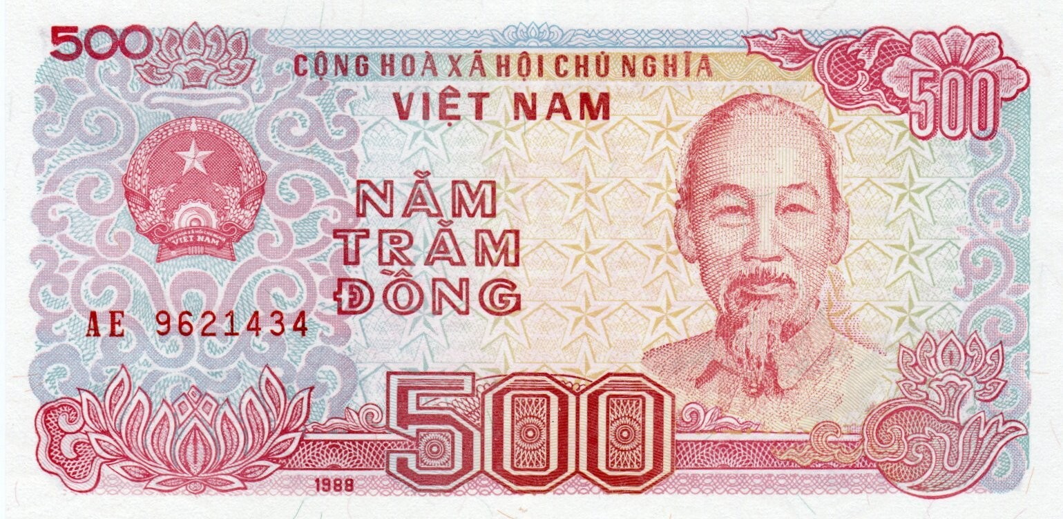 Banknote Vietnam 500 Dong 1989 P101b