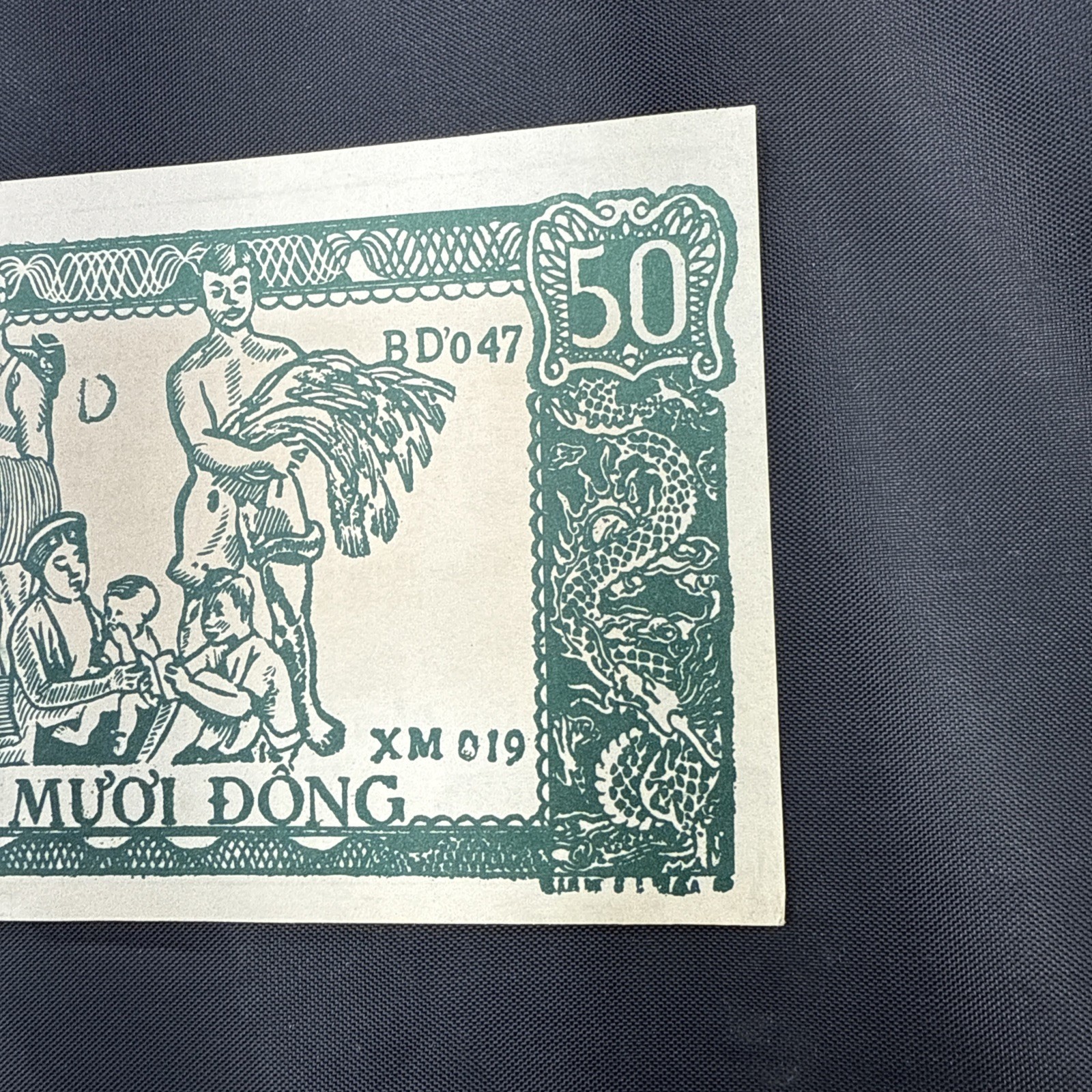 Rare Vietnam 1940’s 50 Dong Excellent Condition