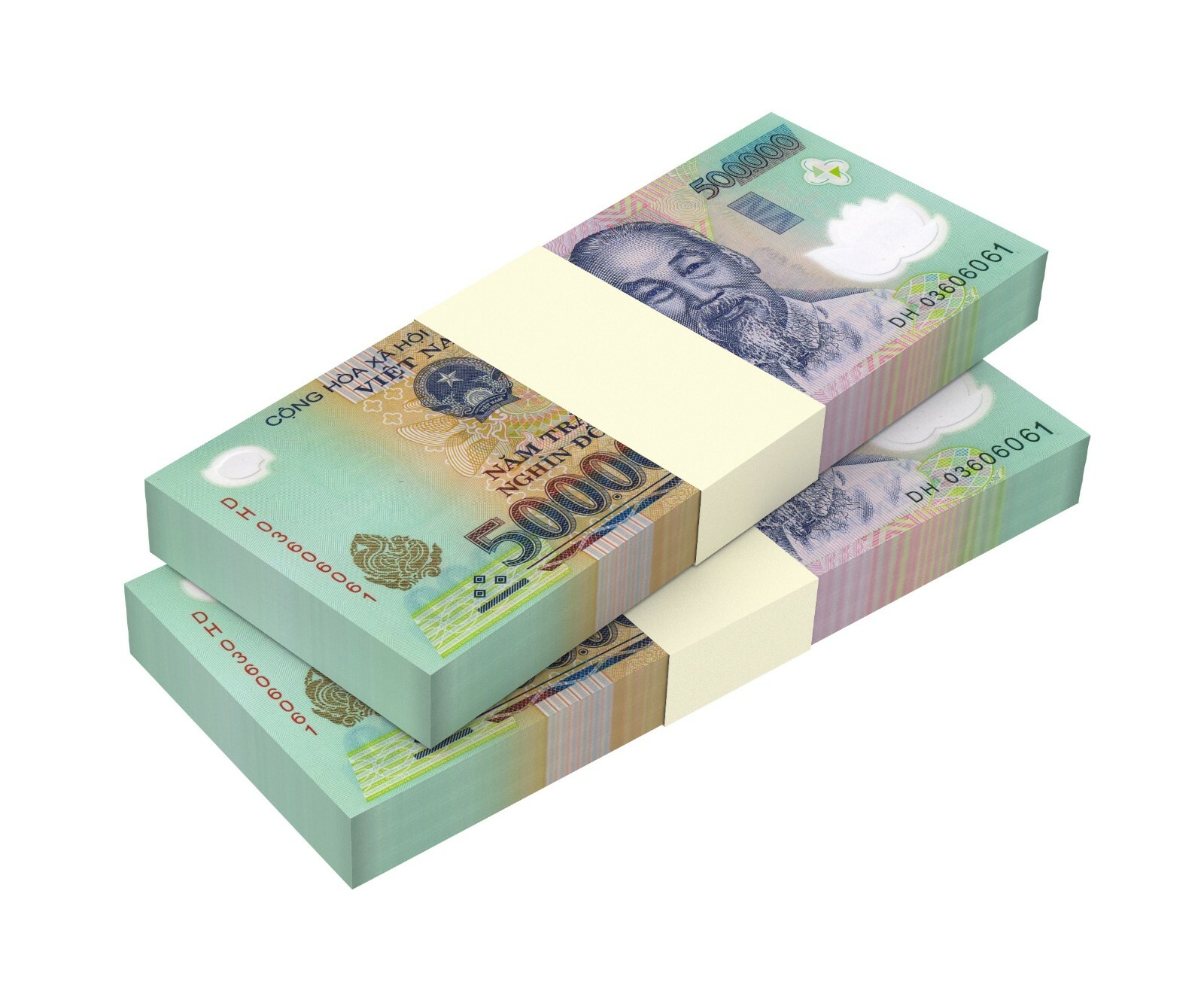 1,000,000 Vietnamese Dong Currency | 2 x 500,000 VND Banknotes | USA Shipping