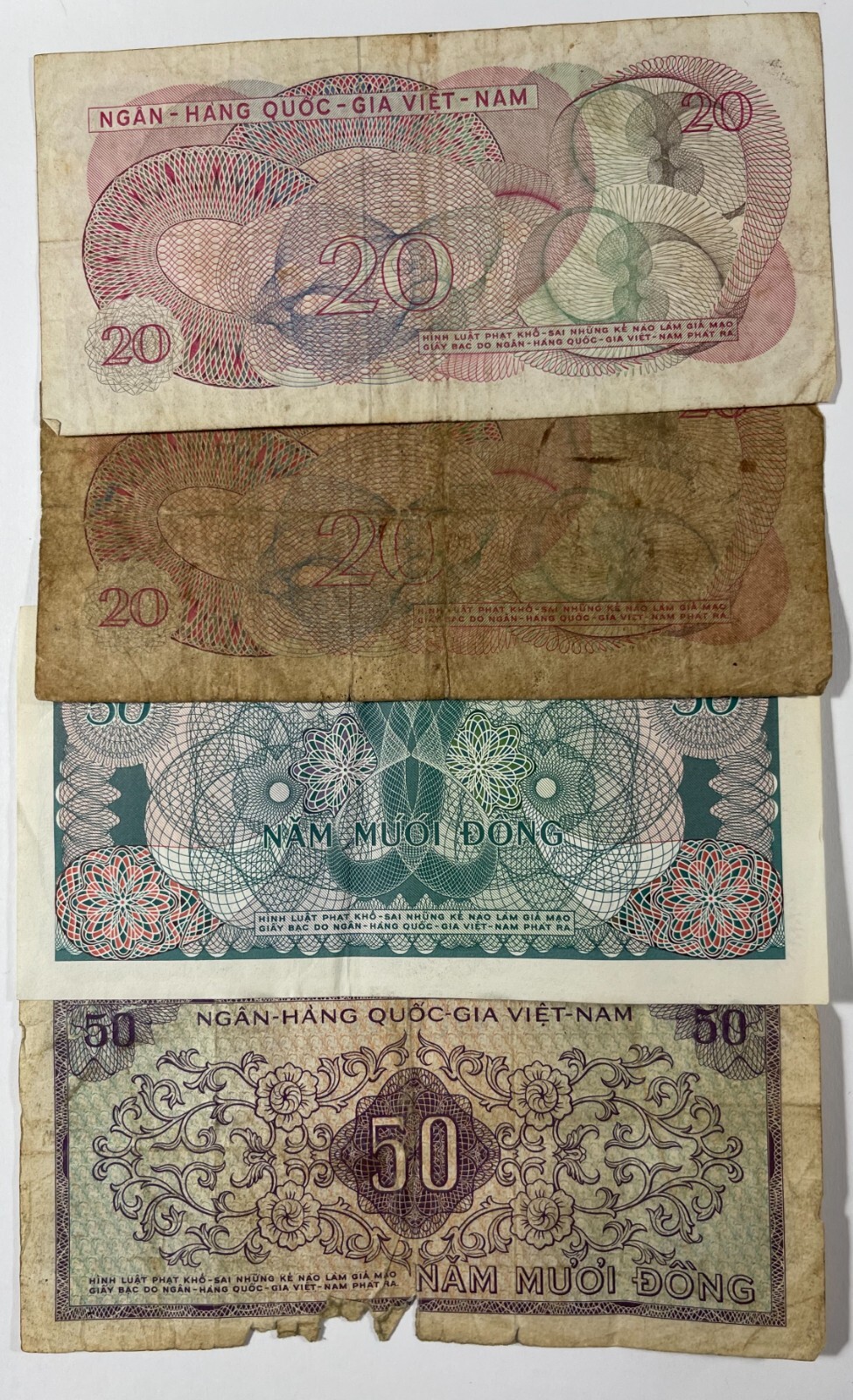 Viet-Nam 6 Mixed older notes (#535) Mixed grades.