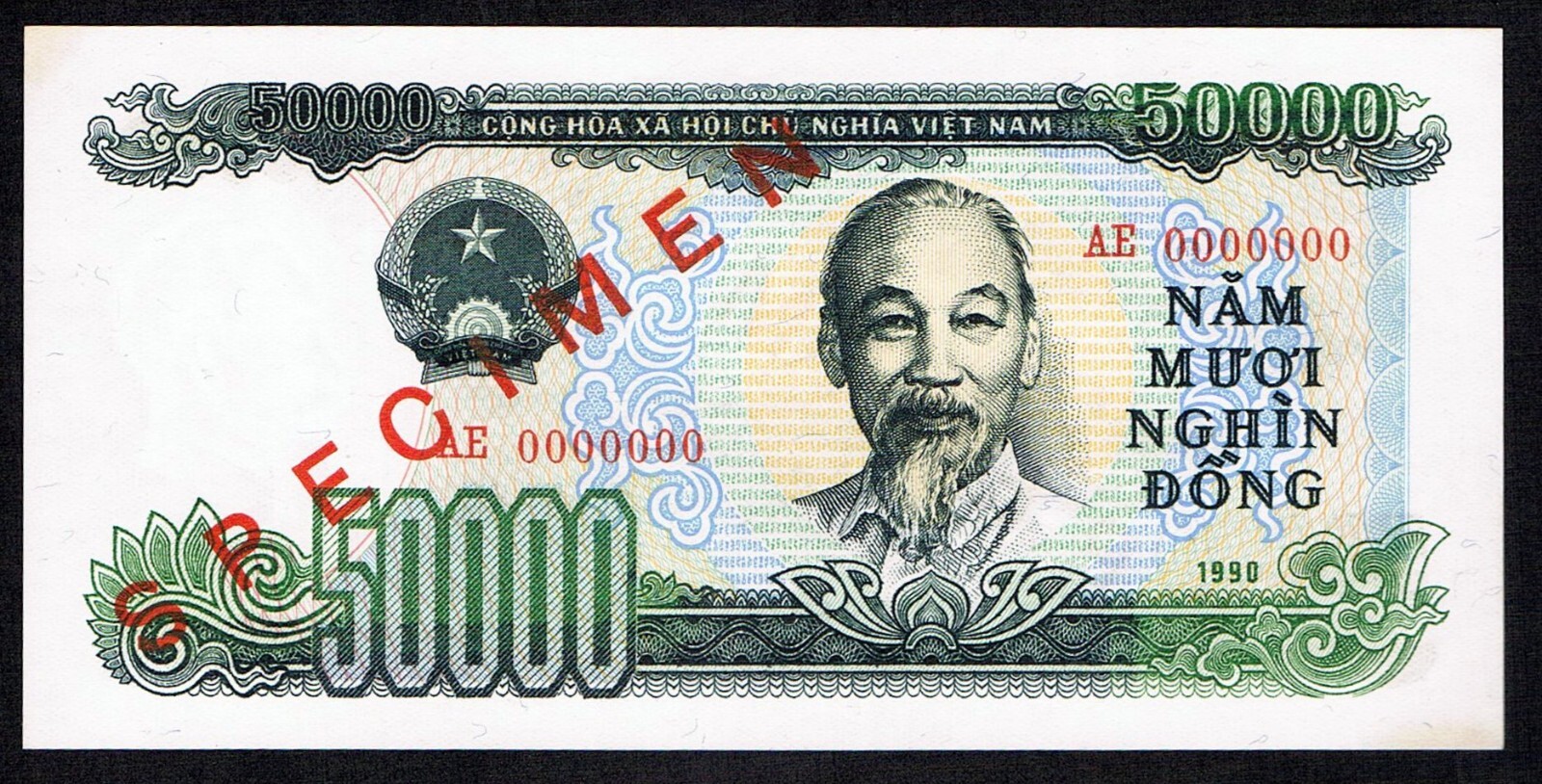 VIET NAM – 50.000 DONG 1990 UNC P 111s